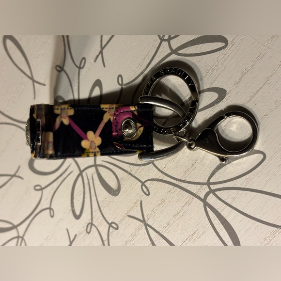 Vera Bradley Midnight Floral Key Holder - Picture 2 of 3